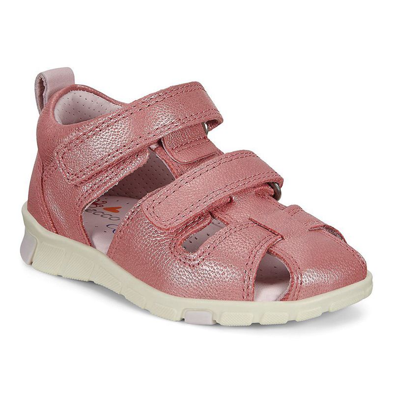 Kids Ecco Mini Stride Sandal - Sandals Pink - India AUGQZY260